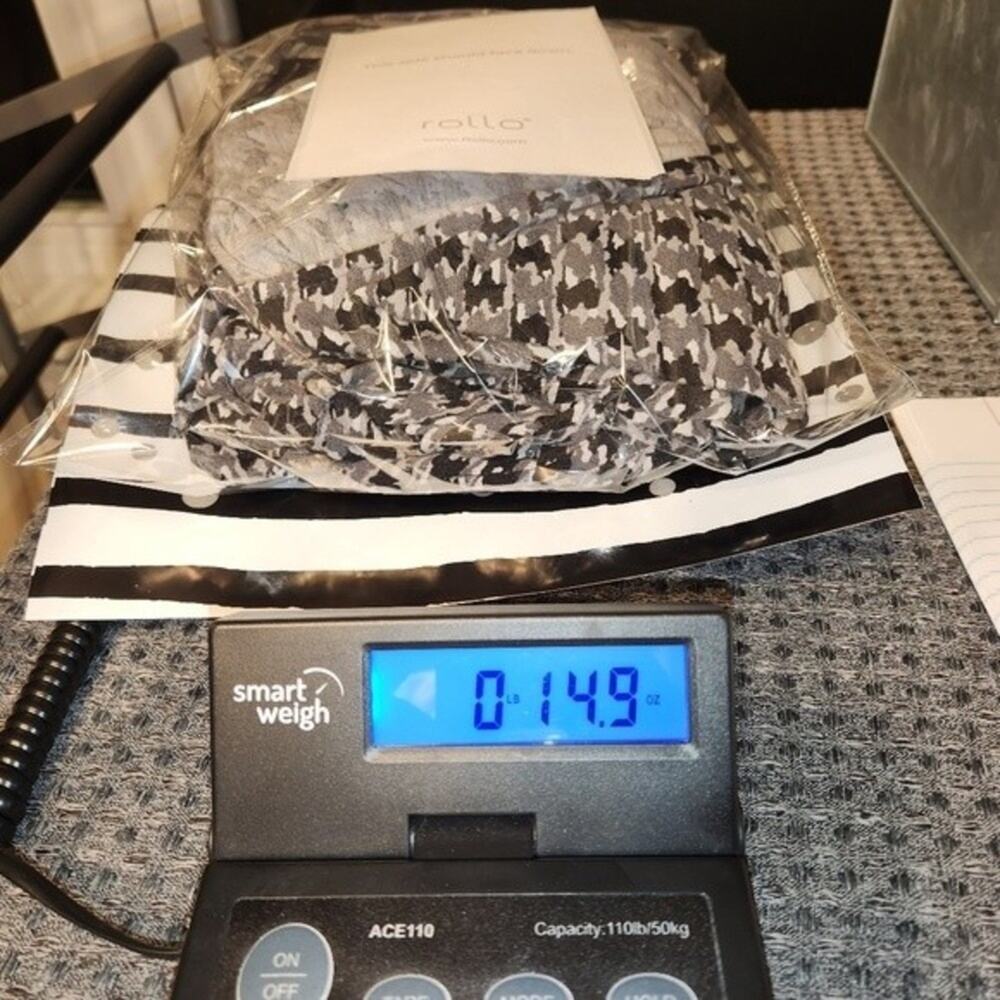 NEW YORK AND CO Midi Dress Womens L Black Gray Houndstooth Print Office Business - Picture 10 of 10